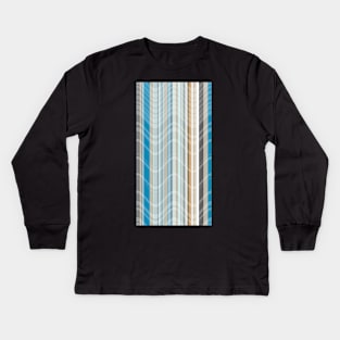 Wavy Stripes Kids Long Sleeve T-Shirt